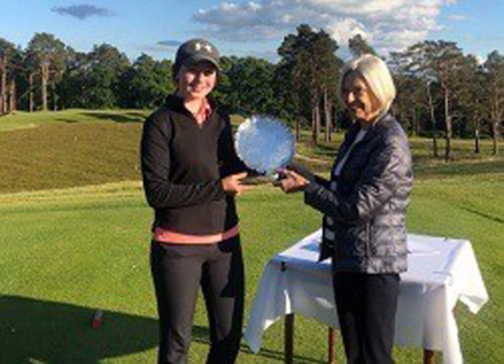 Ava Bates winner of the Astor Salver 2022